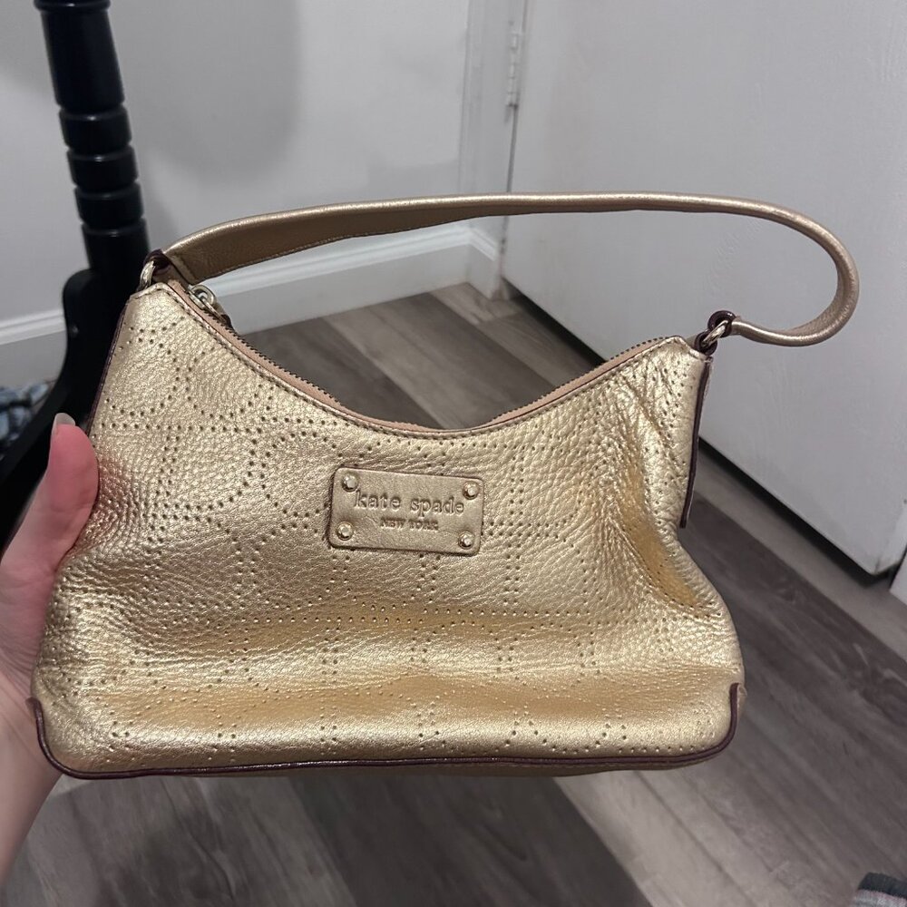 Kate Spade Vintage Mini Gold Bag - Picture 2 of 4
